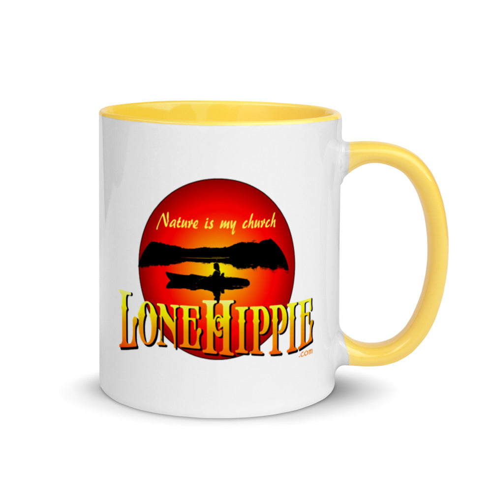 Nature is Church Mug with Color Inside