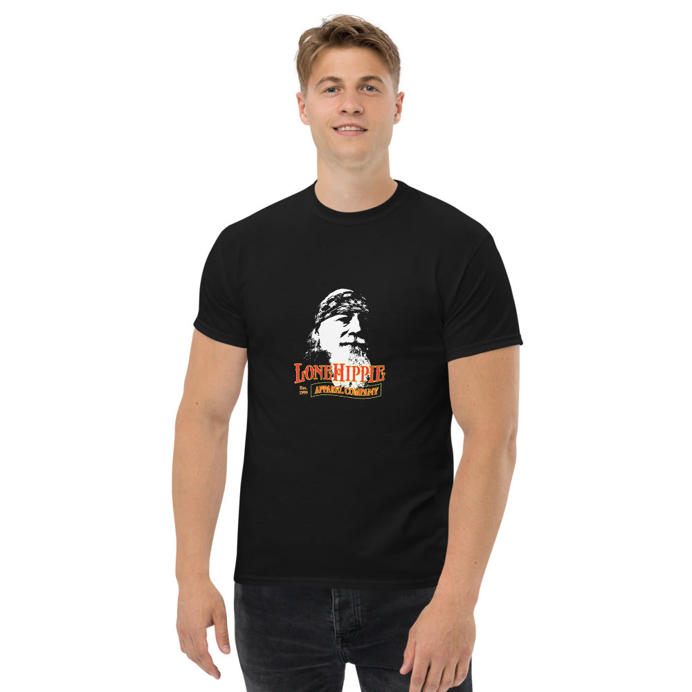 Lone Hippie Bust Men's heavyweight tee