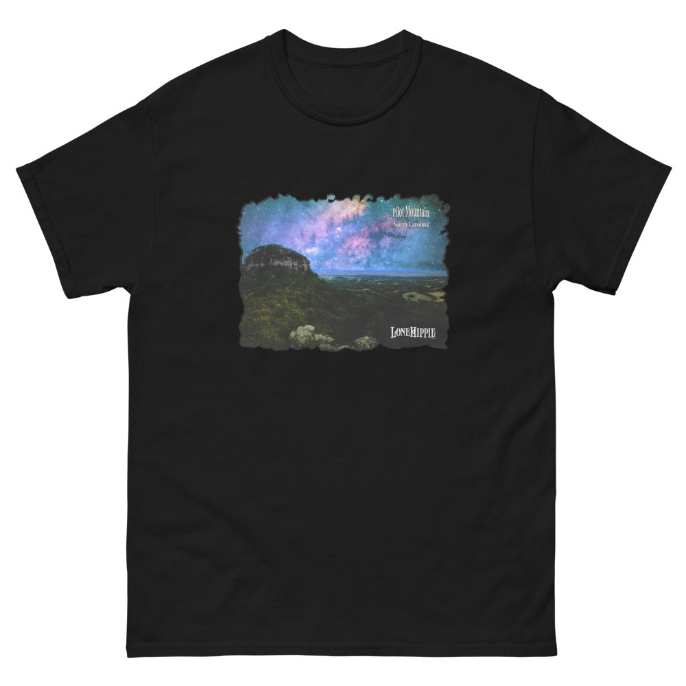 Pilot Mountain Milky Way Short Sleeve Men's heavyweight tee