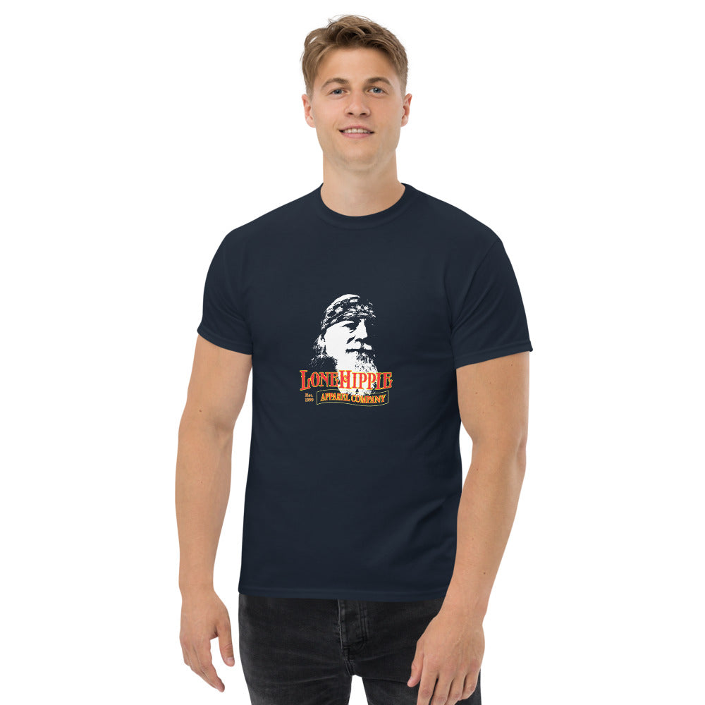 Lone Hippie Bust Men's heavyweight tee