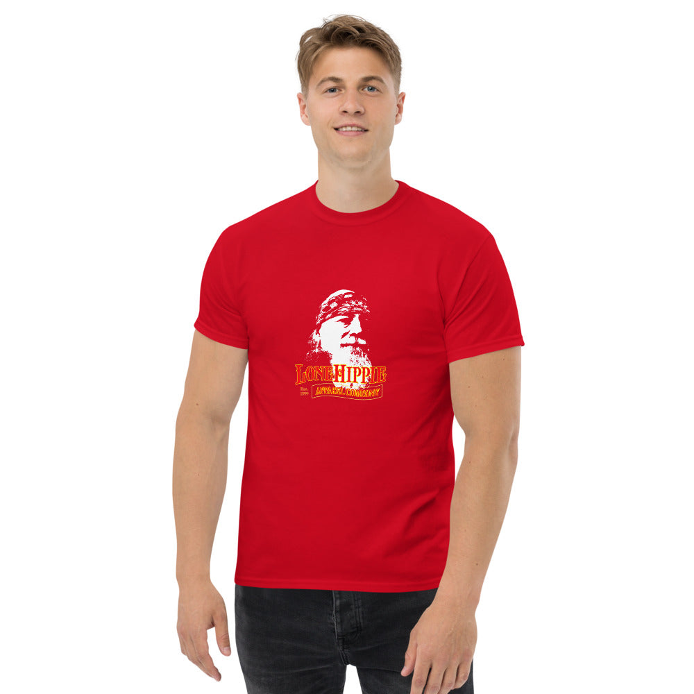 Lone Hippie Bust Men's heavyweight tee