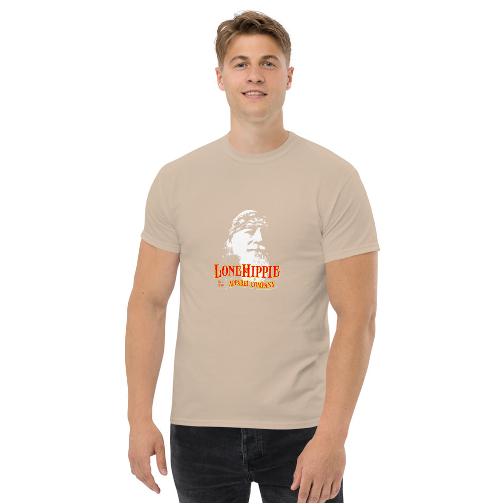 Lone Hippie Bust Men's heavyweight tee