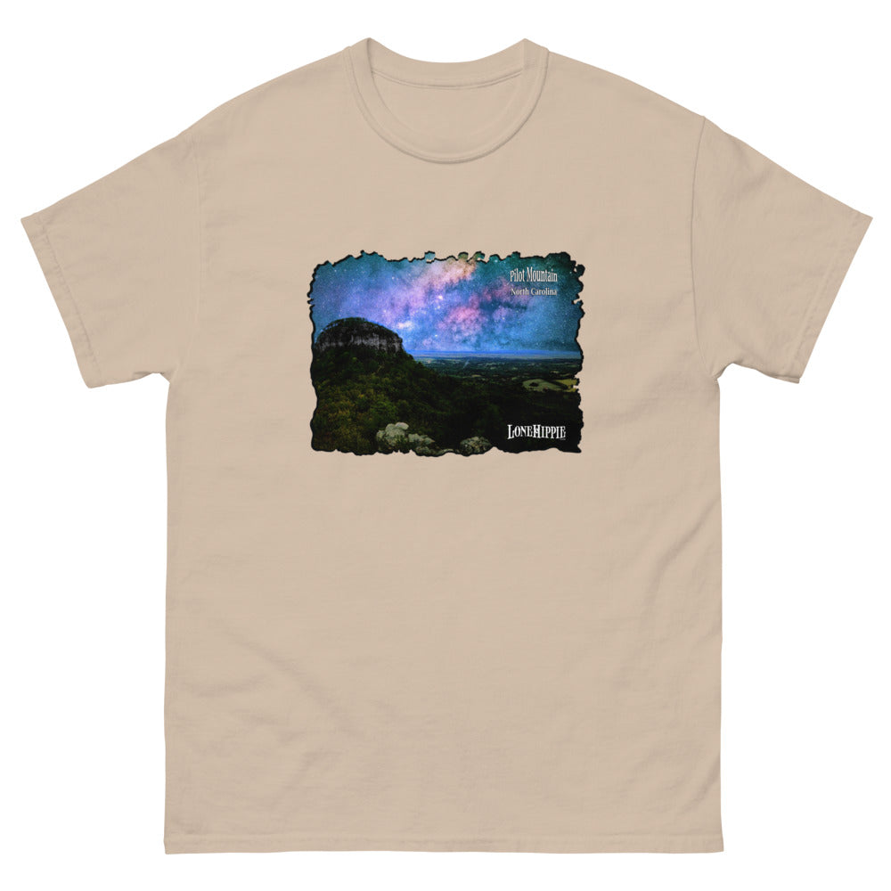 Pilot Mountain Milky Way Short Sleeve Men's heavyweight tee