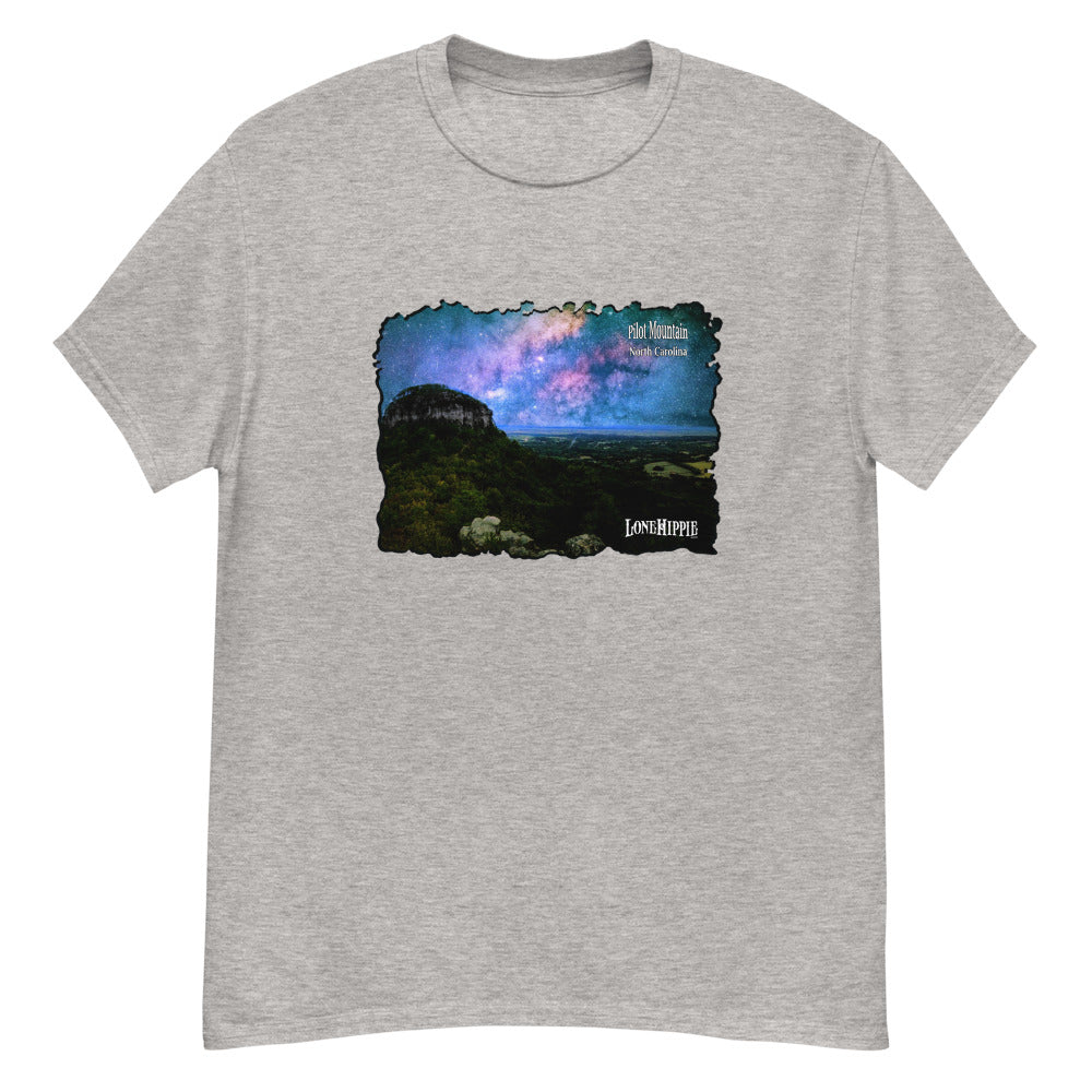 Pilot Mountain Milky Way Short Sleeve Men's heavyweight tee