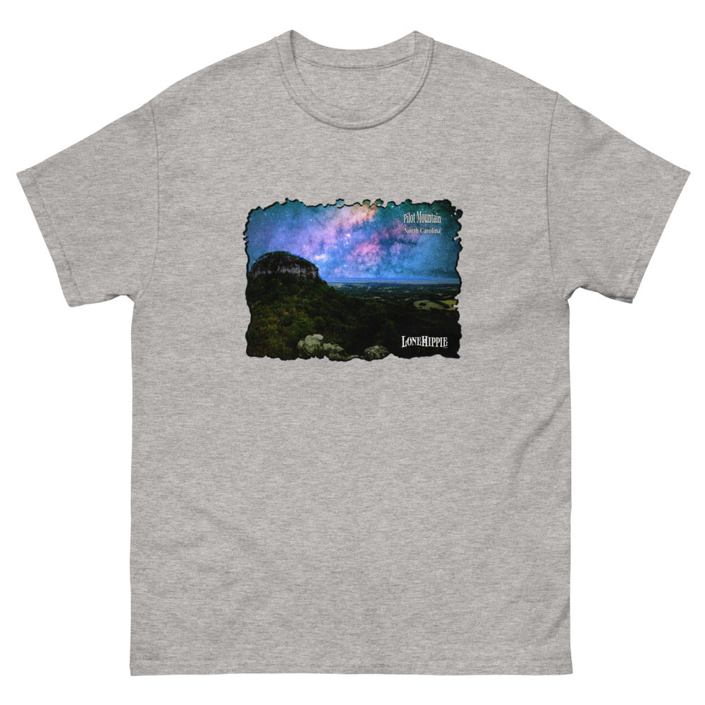 Pilot Mountain Milky Way Short Sleeve Men's heavyweight tee