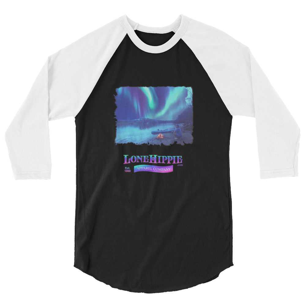 Northern Lights 3/4 sleeve raglan shirt