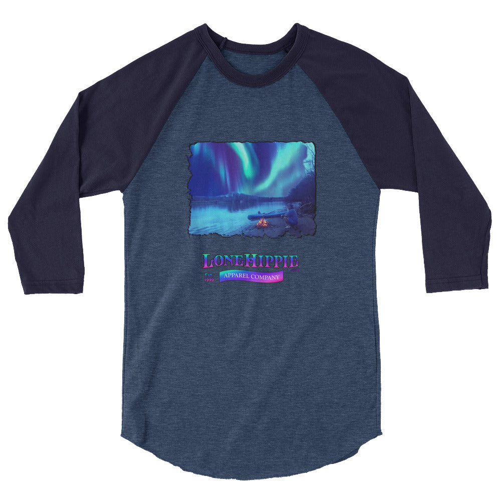 Northern Lights 3/4 sleeve raglan shirt