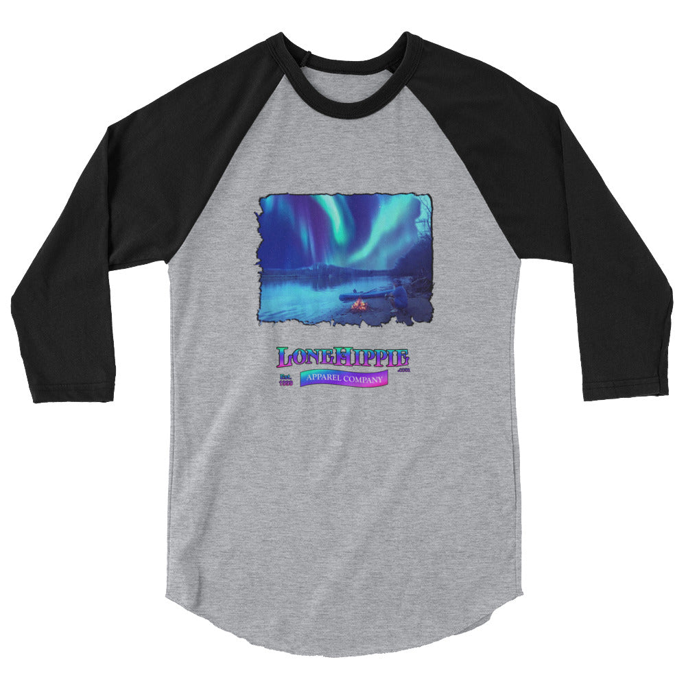 Northern Lights 3/4 sleeve raglan shirt