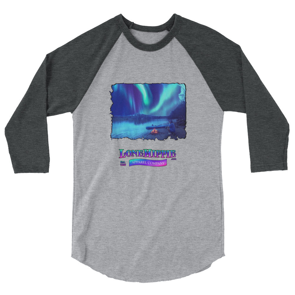 Northern Lights 3/4 sleeve raglan shirt