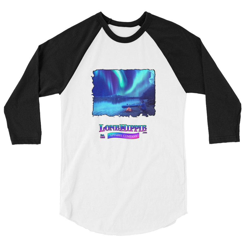 Northern Lights 3/4 sleeve raglan shirt