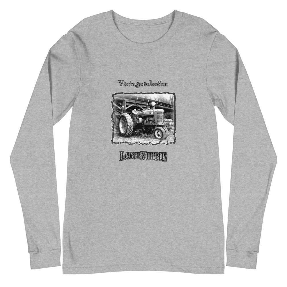 Vintage Tractor Unisex Long Sleeve Tee