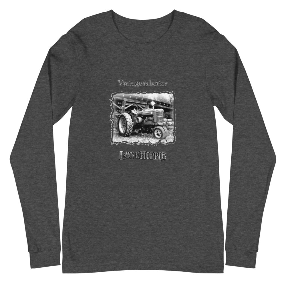 Vintage Tractor Unisex Long Sleeve Tee