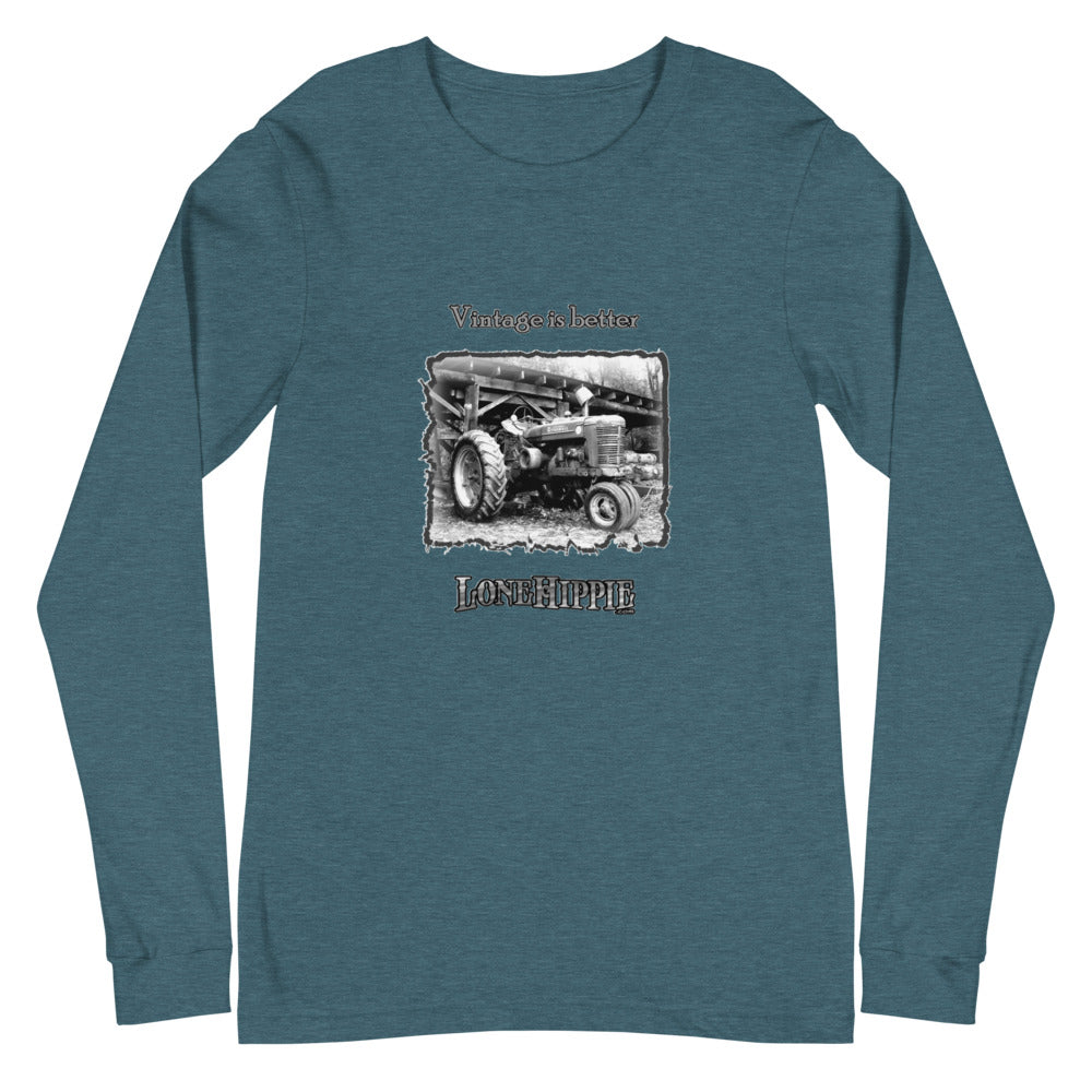 Vintage Tractor Unisex Long Sleeve Tee