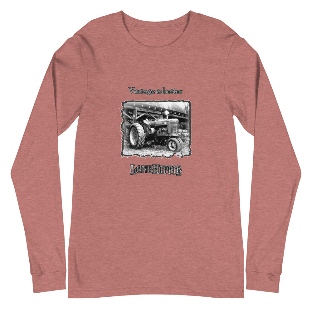 Vintage Tractor Unisex Long Sleeve Tee