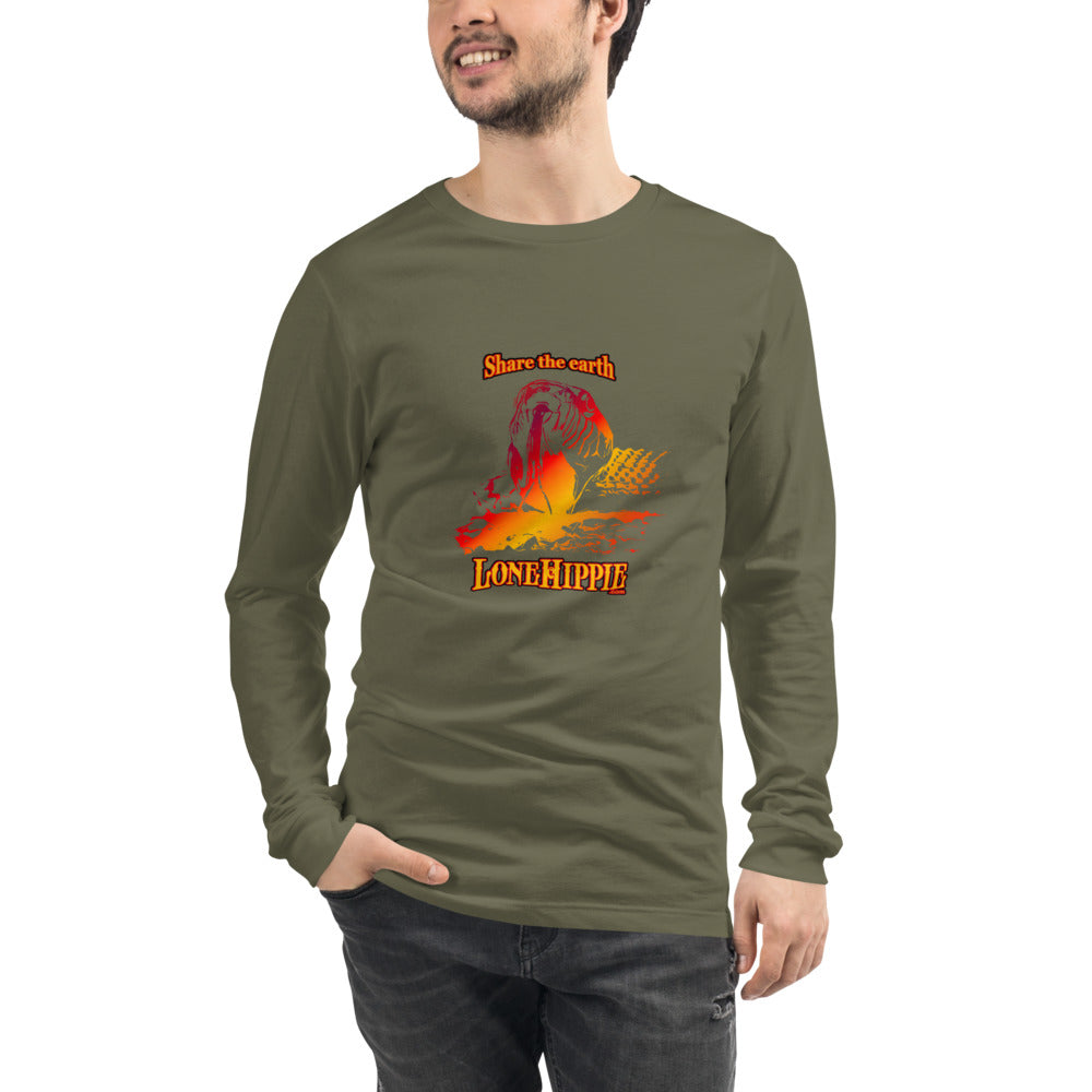 Share the Earth Snake Unisex Long Sleeve Tee