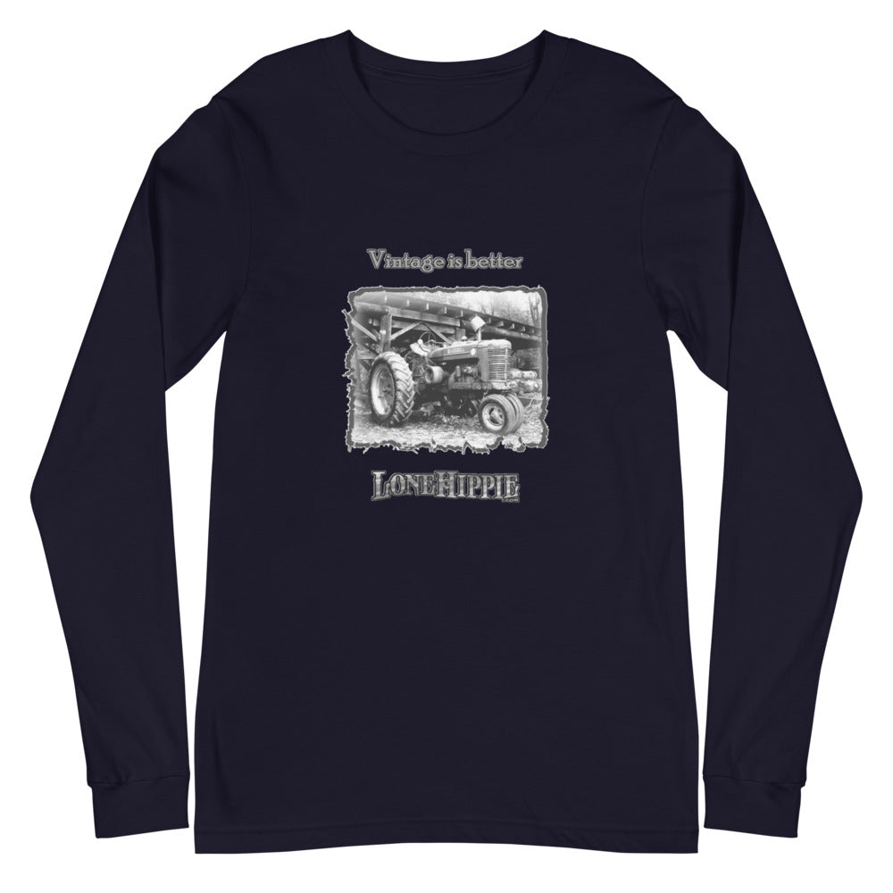 Vintage Tractor Unisex Long Sleeve Tee