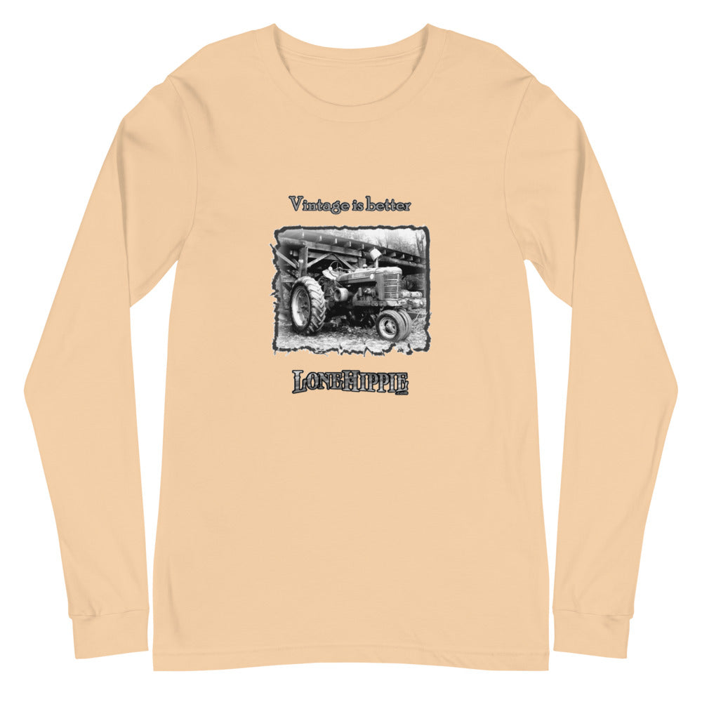 Vintage Tractor Unisex Long Sleeve Tee