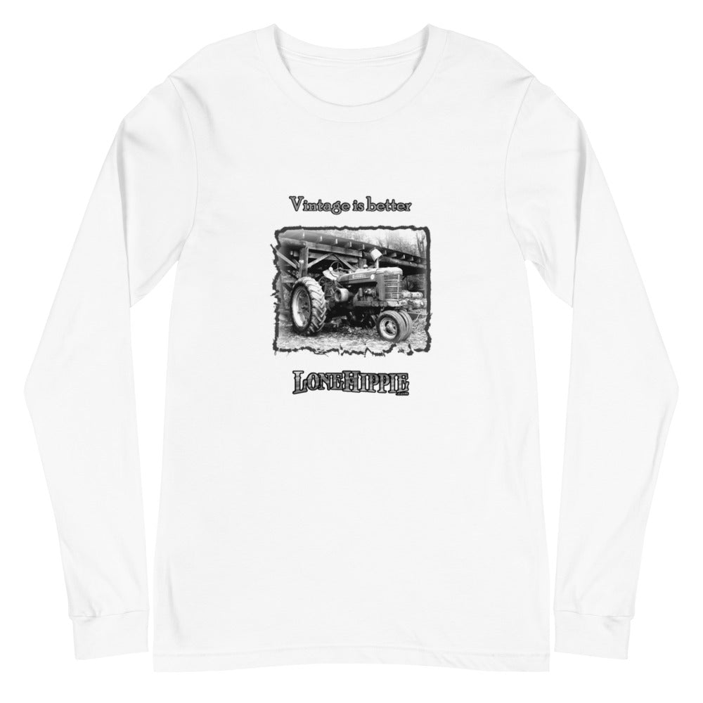 Vintage Tractor Unisex Long Sleeve Tee