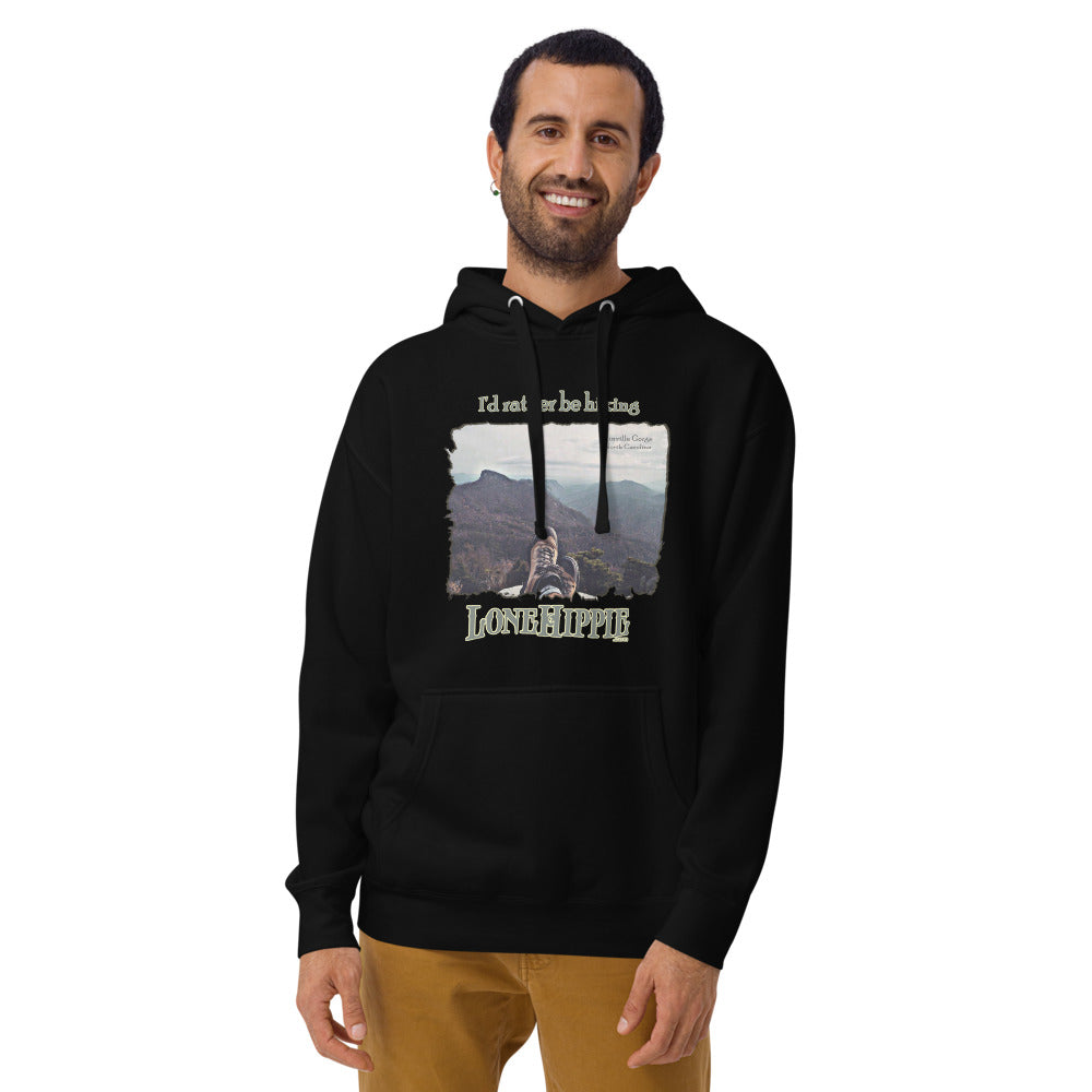 Rather Be Hiking Boots Unisex Hoodie