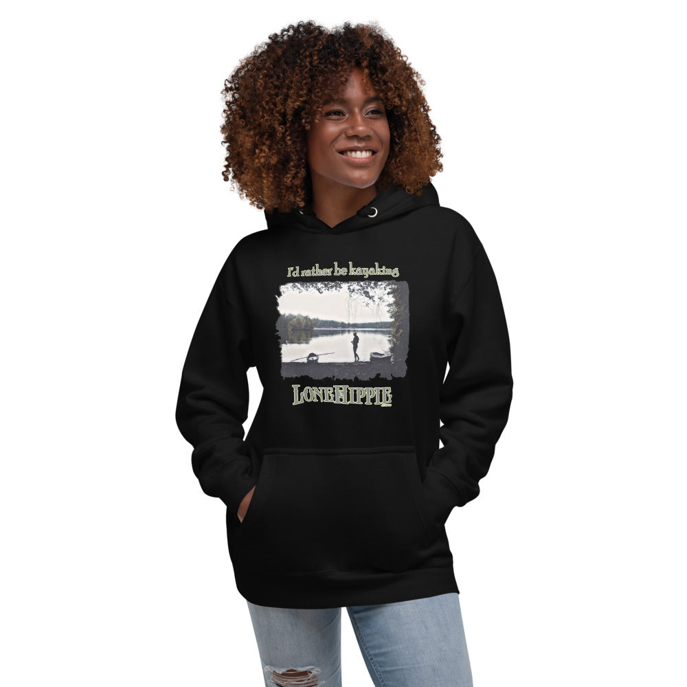 Rather Be Kayaking Unisex Hoodie