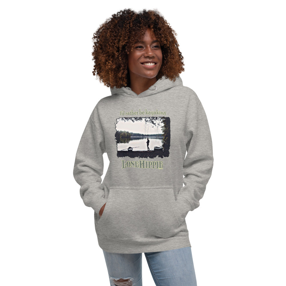 Rather Be Kayaking Unisex Hoodie