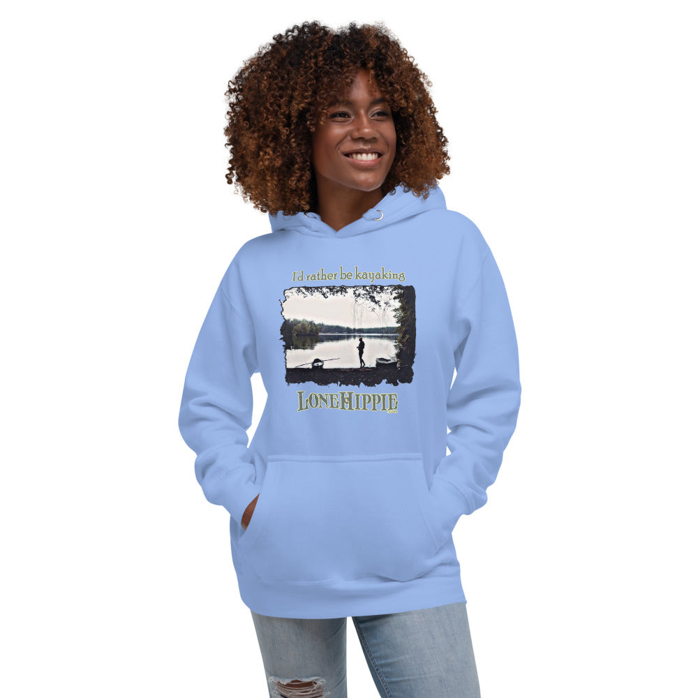 Rather Be Kayaking Unisex Hoodie