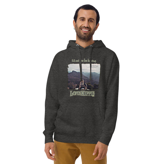 Rather Be Hiking Boots Unisex Hoodie