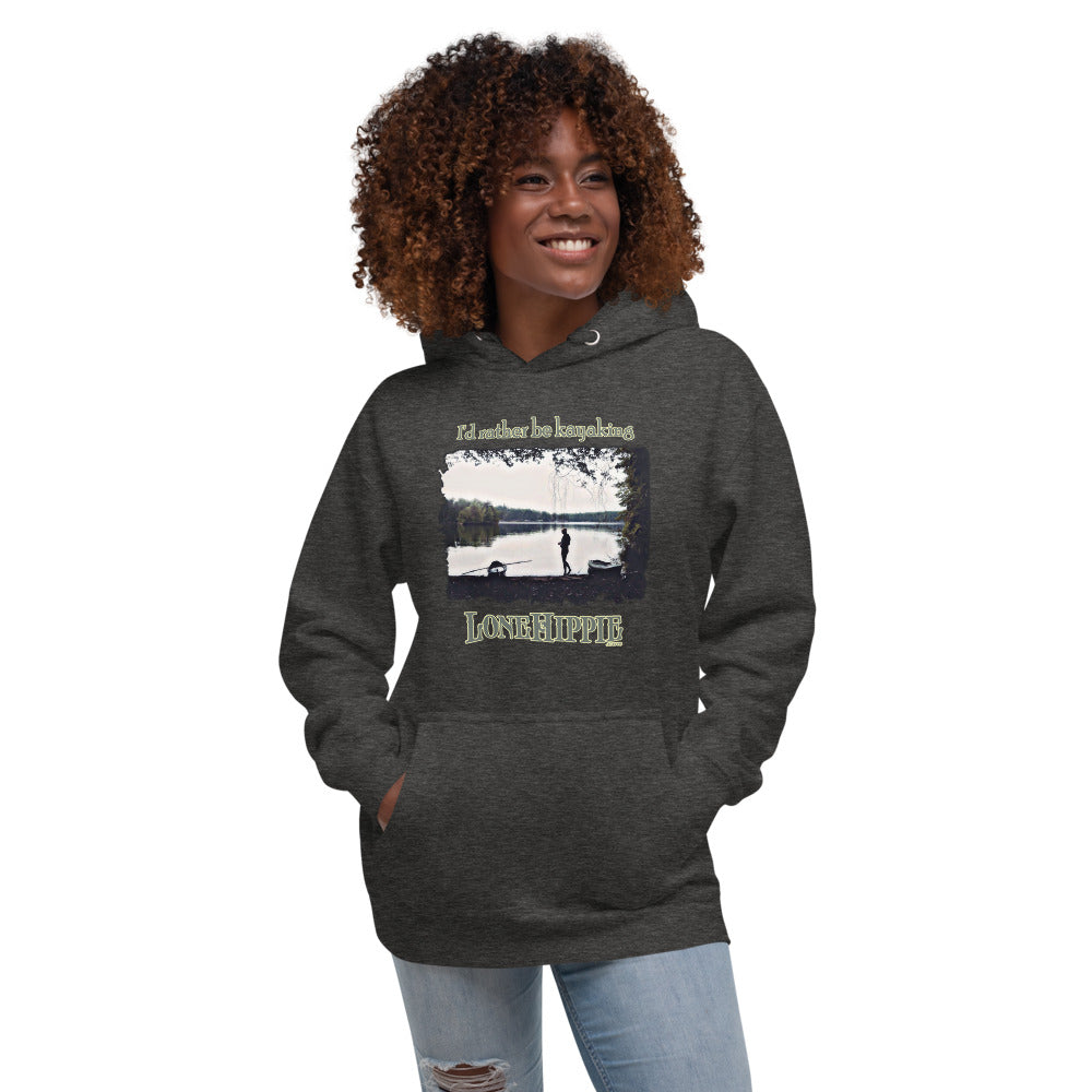 Rather Be Kayaking Unisex Hoodie