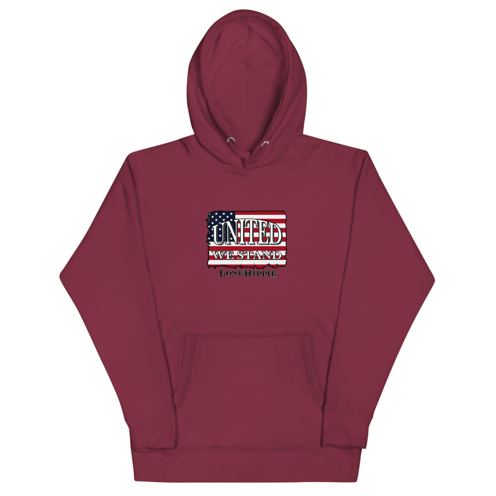 Stand up and together front and back Unisex Hoodie