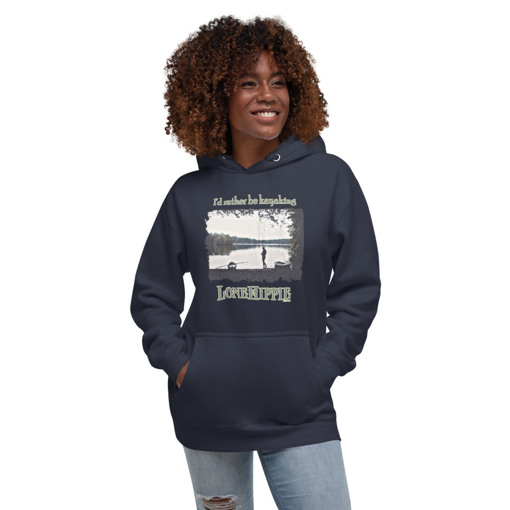 Rather Be Kayaking Unisex Hoodie