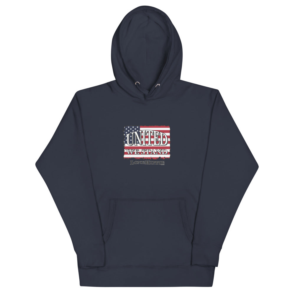 Stand up and together front and back Unisex Hoodie