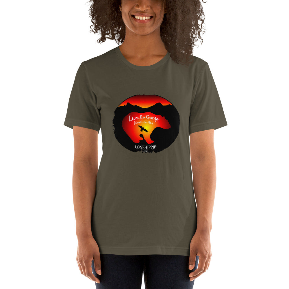 Gorge Bear Raven Short-Sleeve Unisex T-Shirt