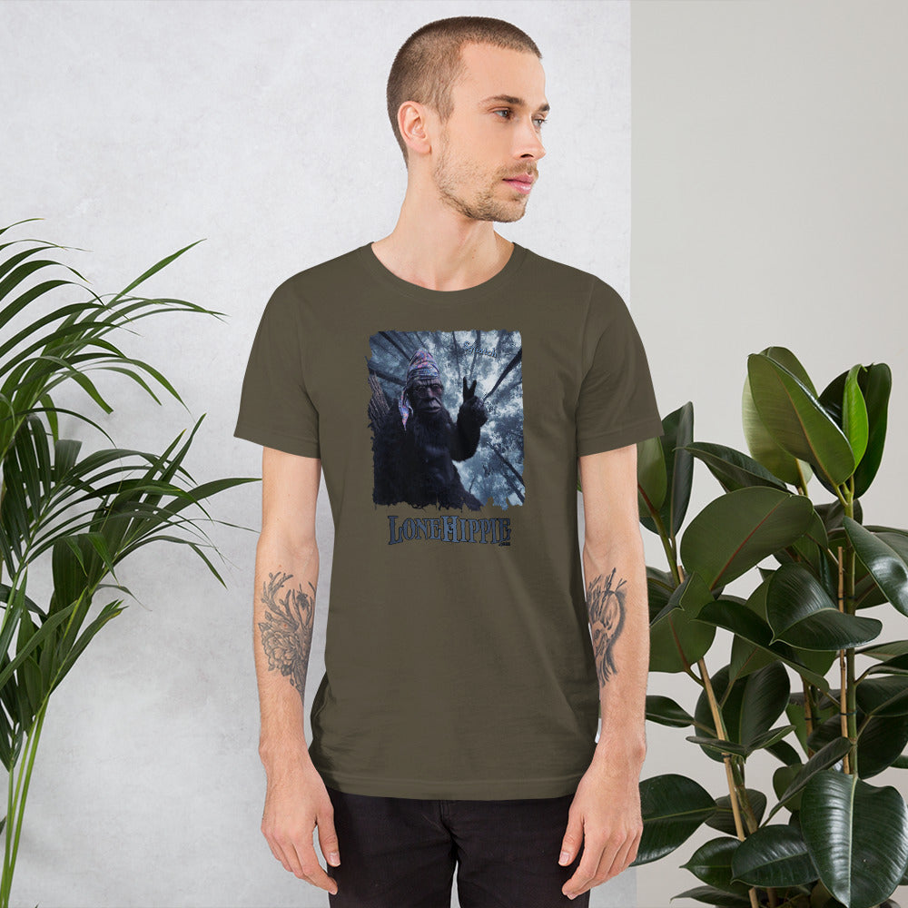 Squatch Peace Short-Sleeve Unisex T-Shirt