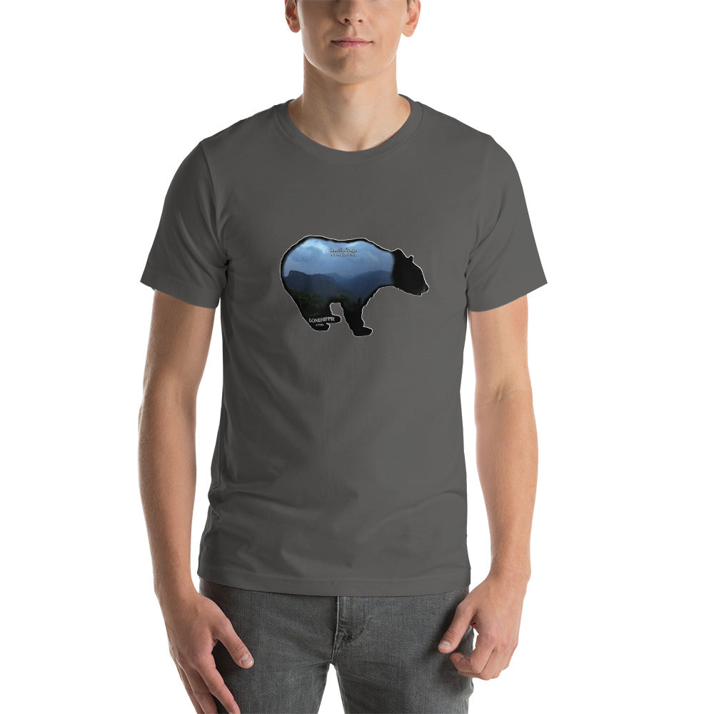 Linville Gorge Bear Short-Sleeve Unisex T-Shirt