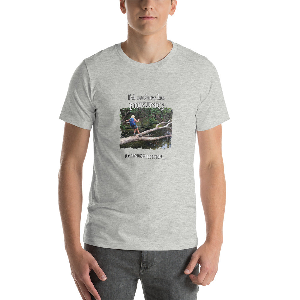 Rather Be Hiking Short-Sleeve Unisex T-Shirt