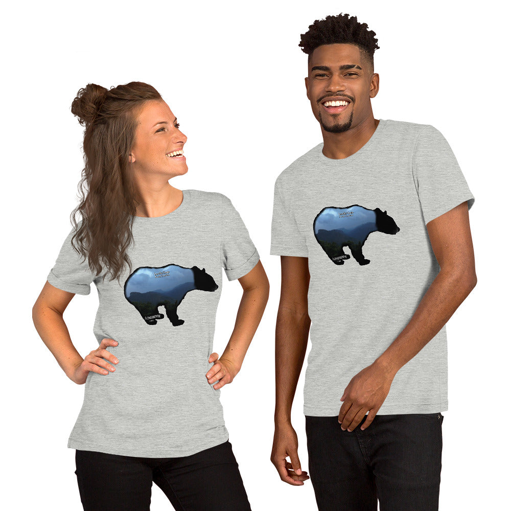 Linville Gorge Bear Short-Sleeve Unisex T-Shirt