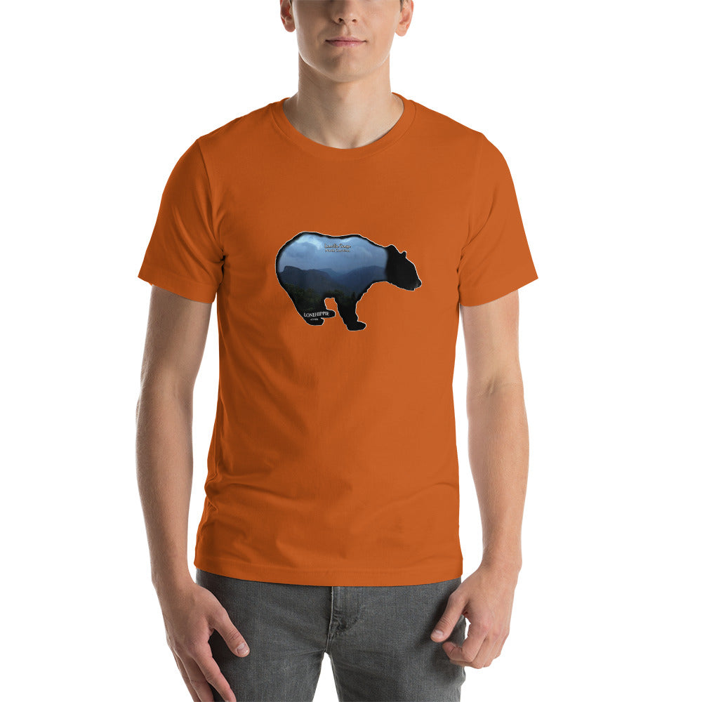 Linville Gorge Bear Short-Sleeve Unisex T-Shirt