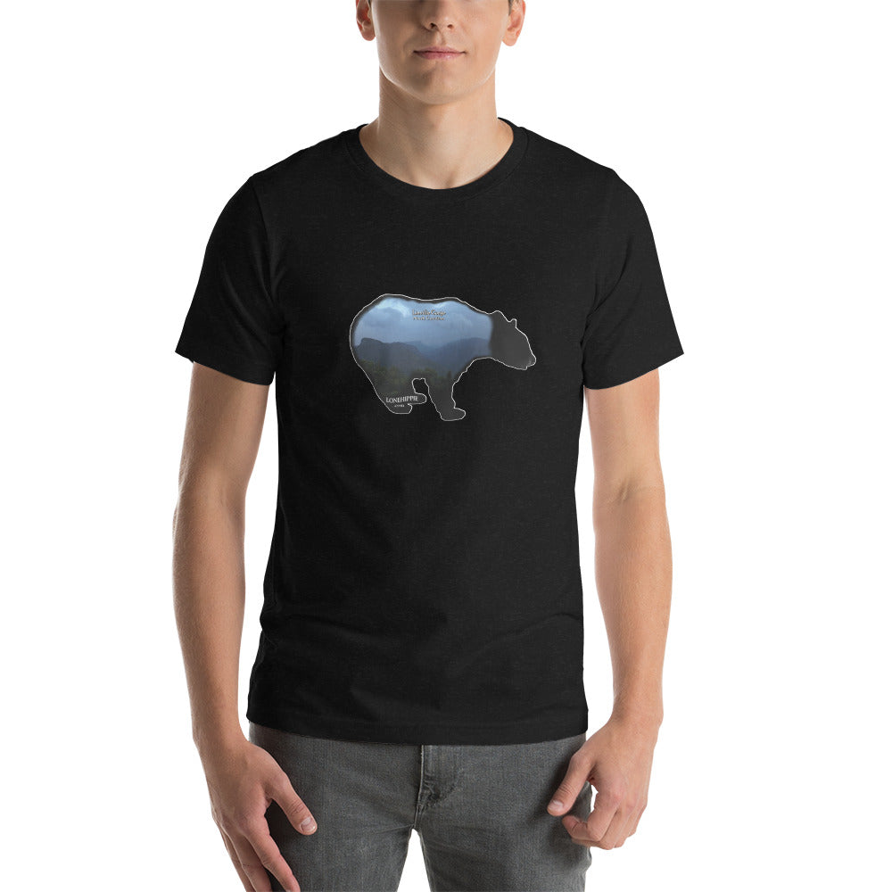 Linville Gorge Bear Short-Sleeve Unisex T-Shirt