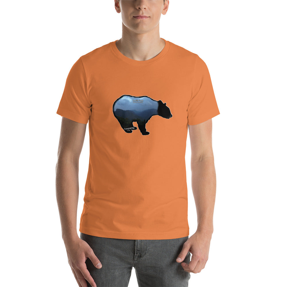 Linville Gorge Bear Short-Sleeve Unisex T-Shirt