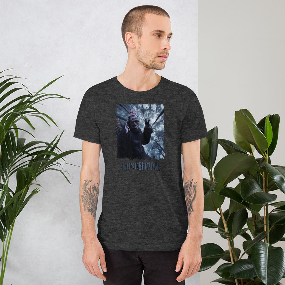 Squatch Peace Short-Sleeve Unisex T-Shirt