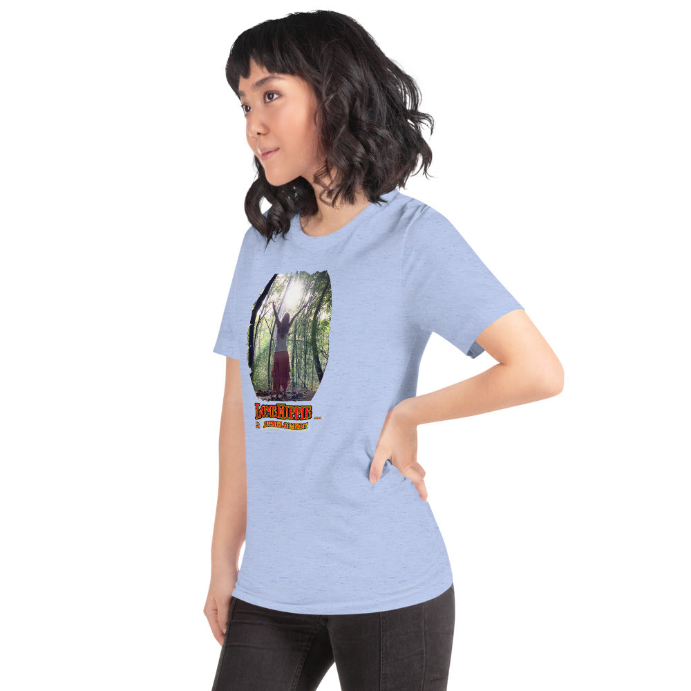 Lone Hippie Peace Short-Sleeve Unisex T-Shirt