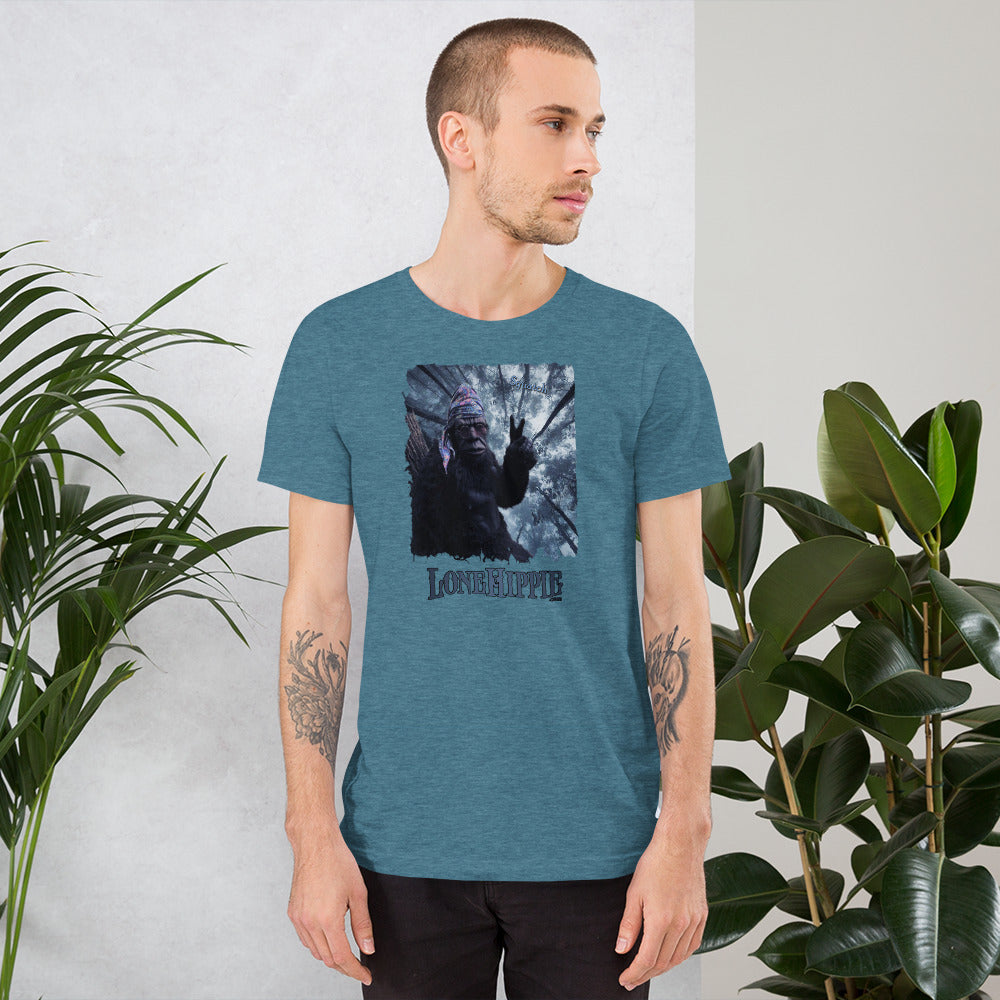 Squatch Peace Short-Sleeve Unisex T-Shirt