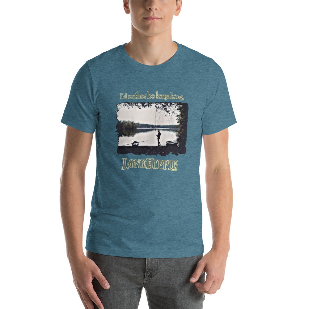 Rather Be Kayaking Short-Sleeve Unisex T-Shirt