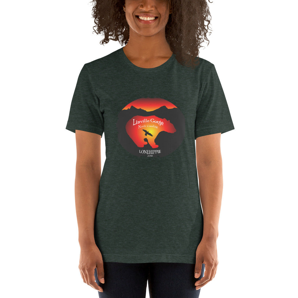 Gorge Bear Raven Short-Sleeve Unisex T-Shirt