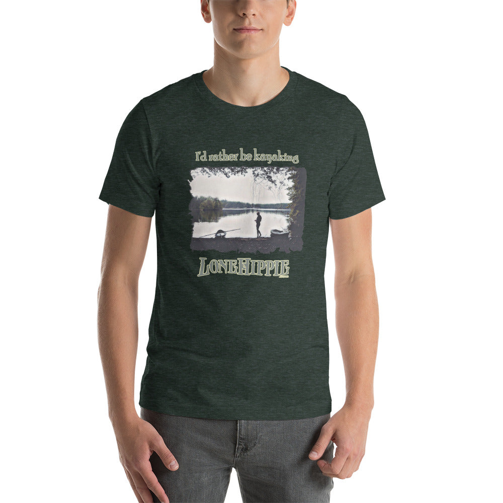 Rather Be Kayaking Short-Sleeve Unisex T-Shirt