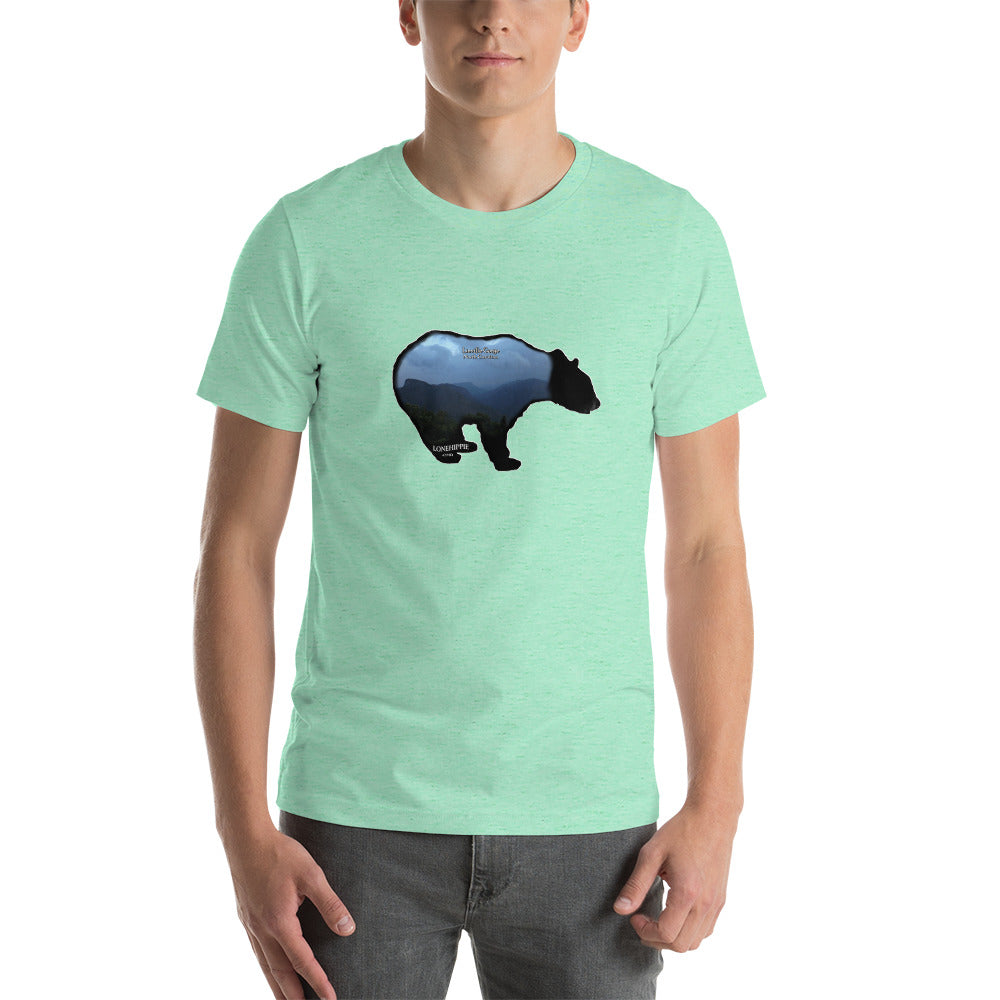 Linville Gorge Bear Short-Sleeve Unisex T-Shirt