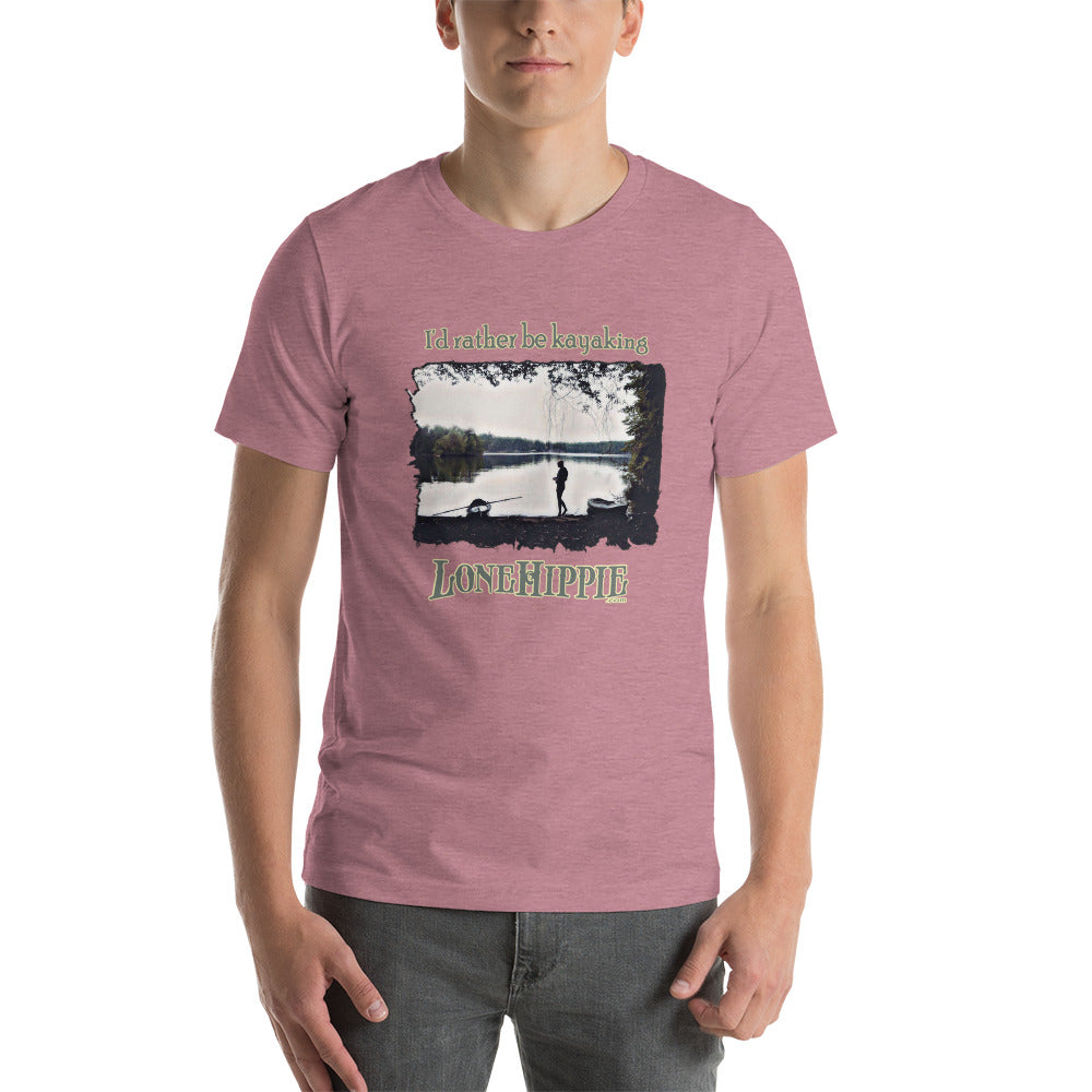 Rather Be Kayaking Short-Sleeve Unisex T-Shirt