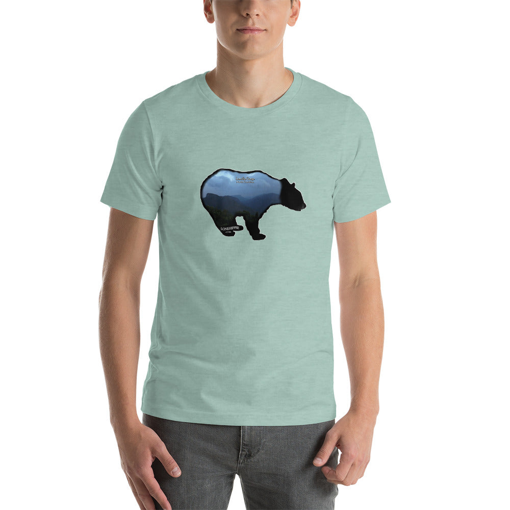 Linville Gorge Bear Short-Sleeve Unisex T-Shirt