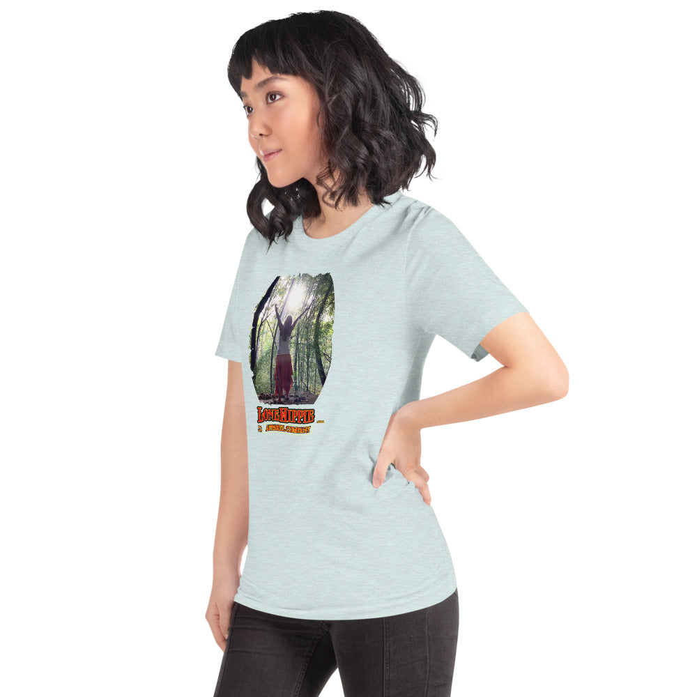 Lone Hippie Peace Short-Sleeve Unisex T-Shirt