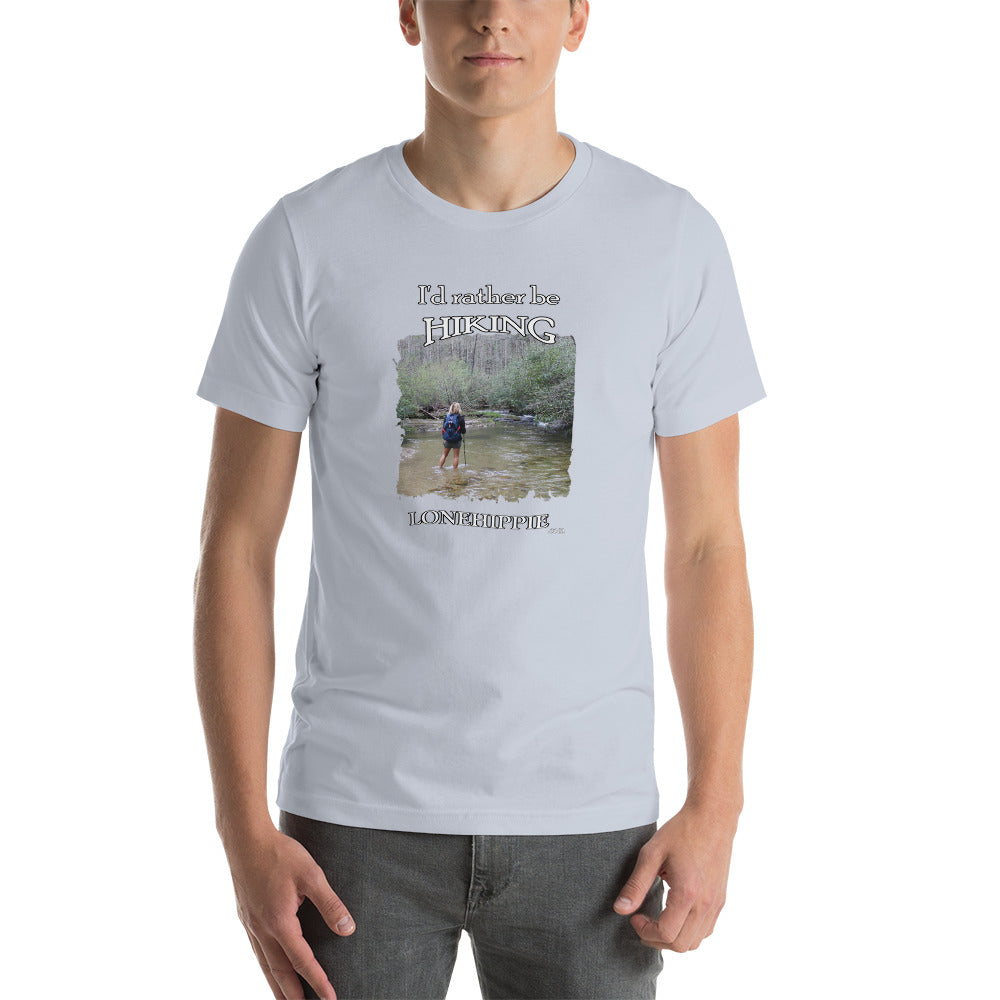 Rather be Hiking Short-Sleeve Unisex T-Shirt